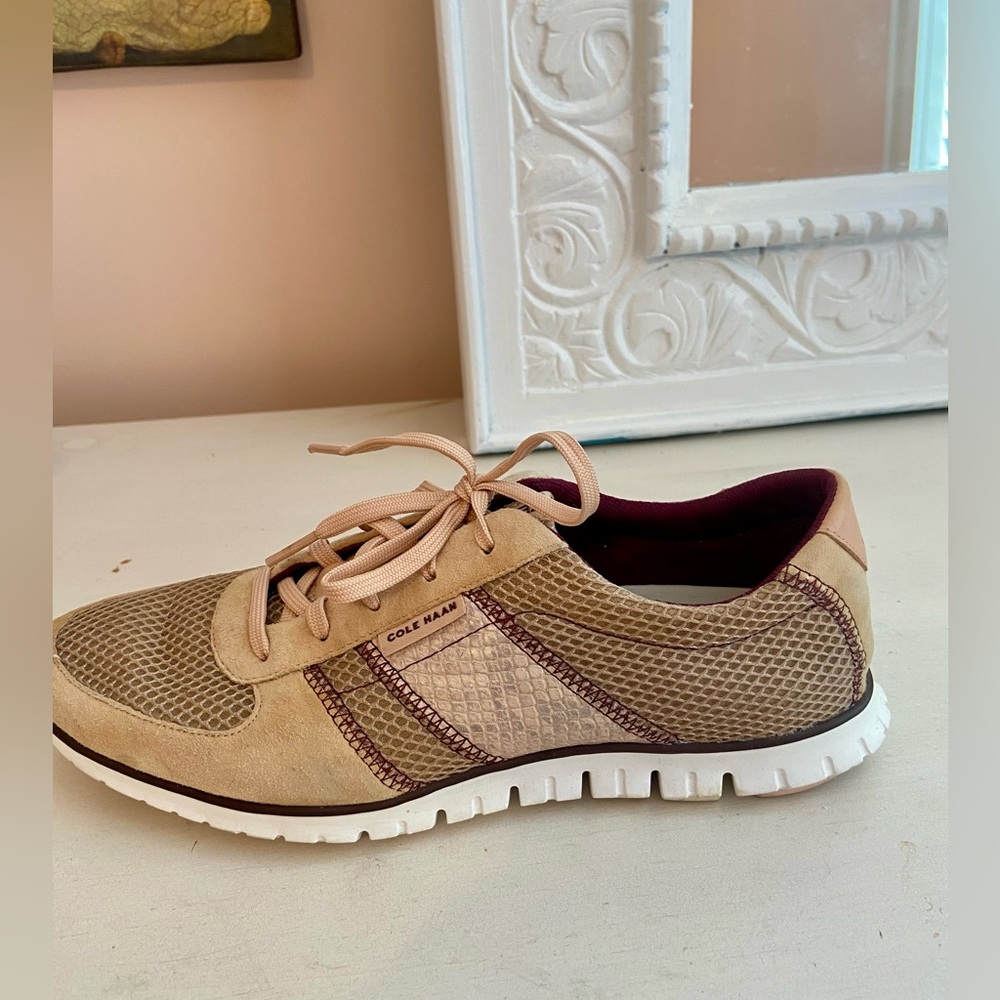 Cole Haan ZeroGrand Women's Tan Sneakers Tennis Shoes 8.5